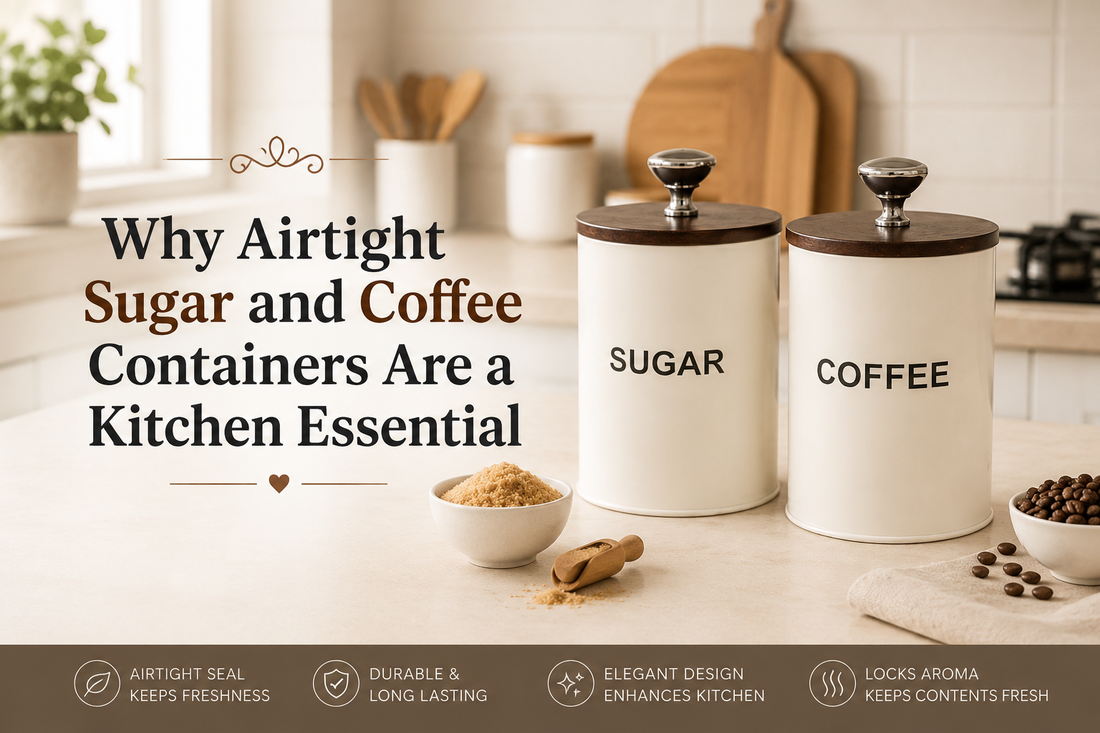 Why Airtight Sugar and Coffee Containers Are a Kitchen Essential