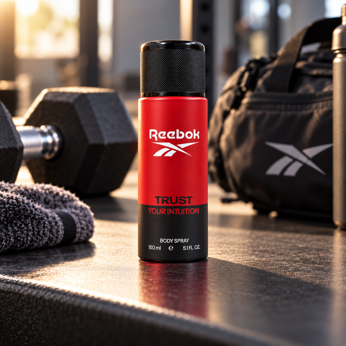 Reebok Trust Your Intuition Body Spray for Men (150ml) – Premium Long-Lasting Deodorant Spray