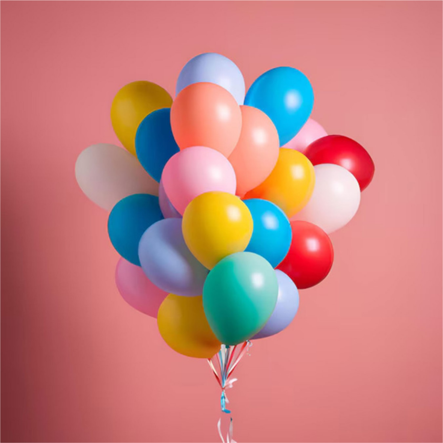 Multicolor Pastel Balloons 50 Pcs
