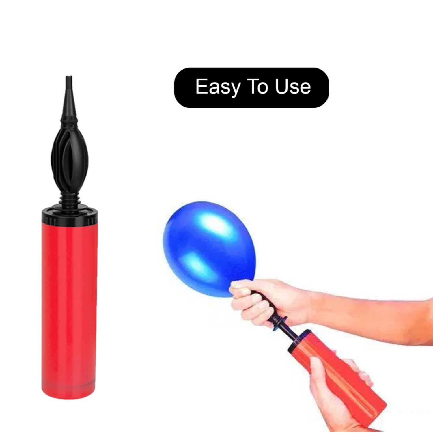 High-Efficiency Balloon Hand Pump – Portable Manual Inflator for All Balloon Types – Essential Party Decoration Tool for Birthdays & Events 1