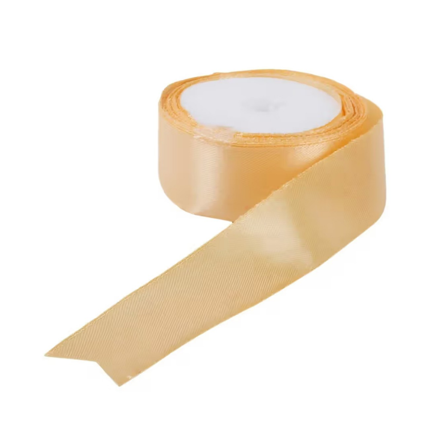 Golden Satin Ribbon Roll for Gift Wrapping, DIY Crafts, and Wedding Decor 1