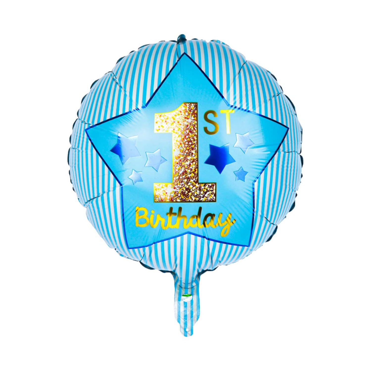 1st Birthday Boy Foil Balloon Pack of 5
