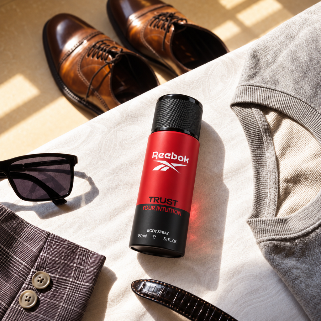 Reebok Trust Your Intuition Body Spray for Men (150ml) – Premium Long-Lasting Deodorant Spray