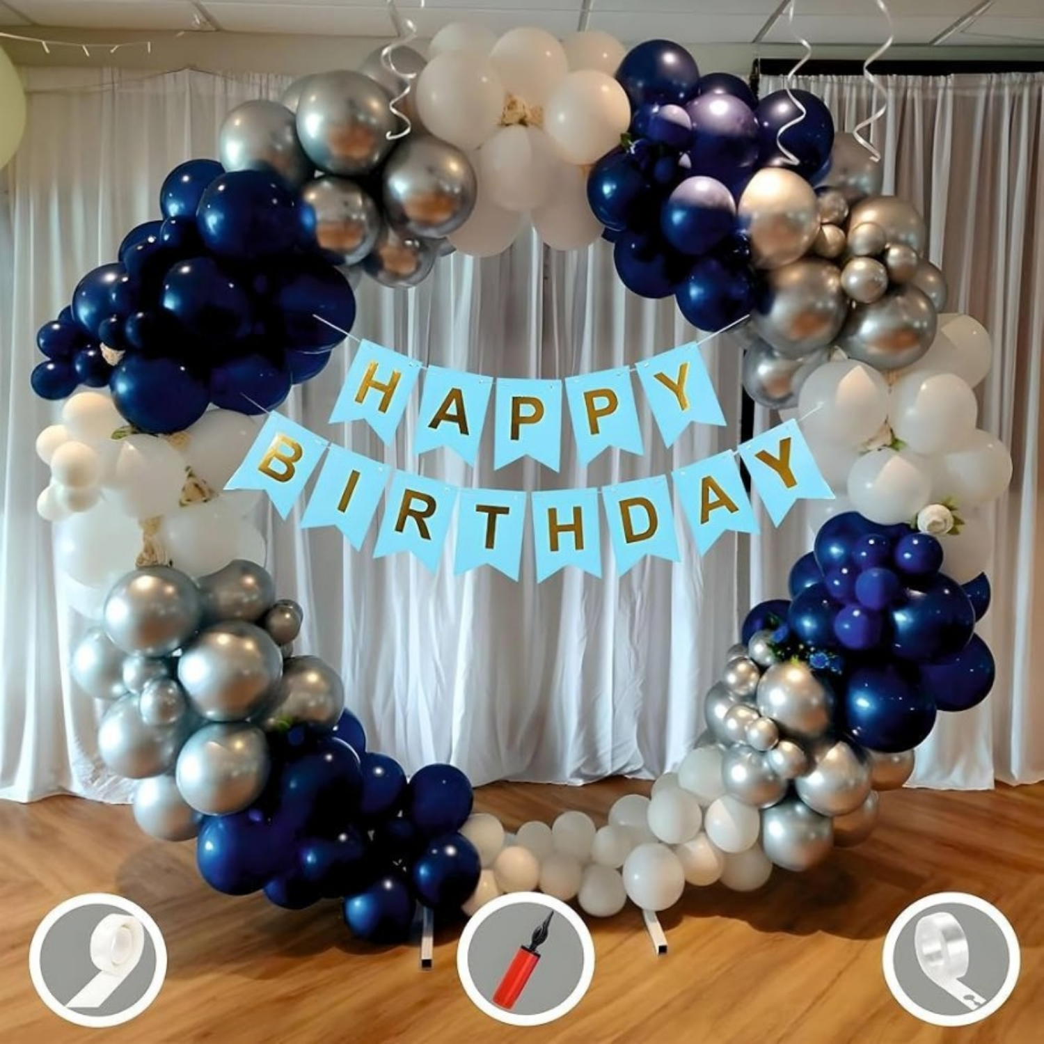 55 Pcs Birthday Celebration Kit