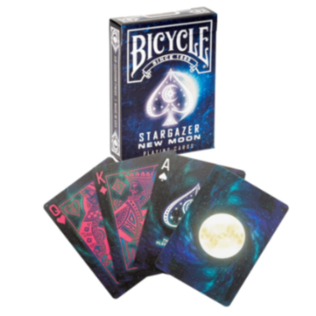 Bicycle Stargazer New Moon Deck Space-Themed Custom Playing Cards with Air-Cushion Finish 1