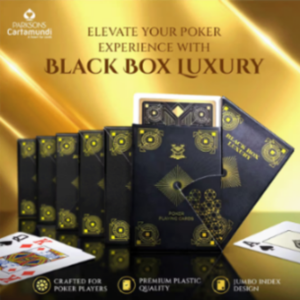 Black Box Luxury Poker Cards Game