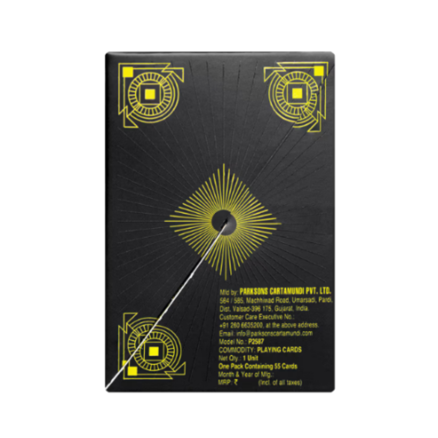 Black Box Luxury Poker Cards Game