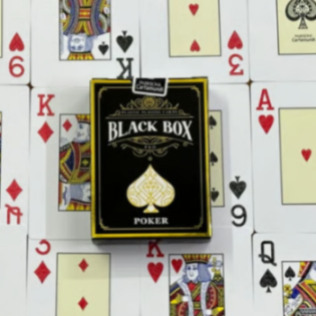 Black Box Pro Poker Plastic Playing Card Pack of 5