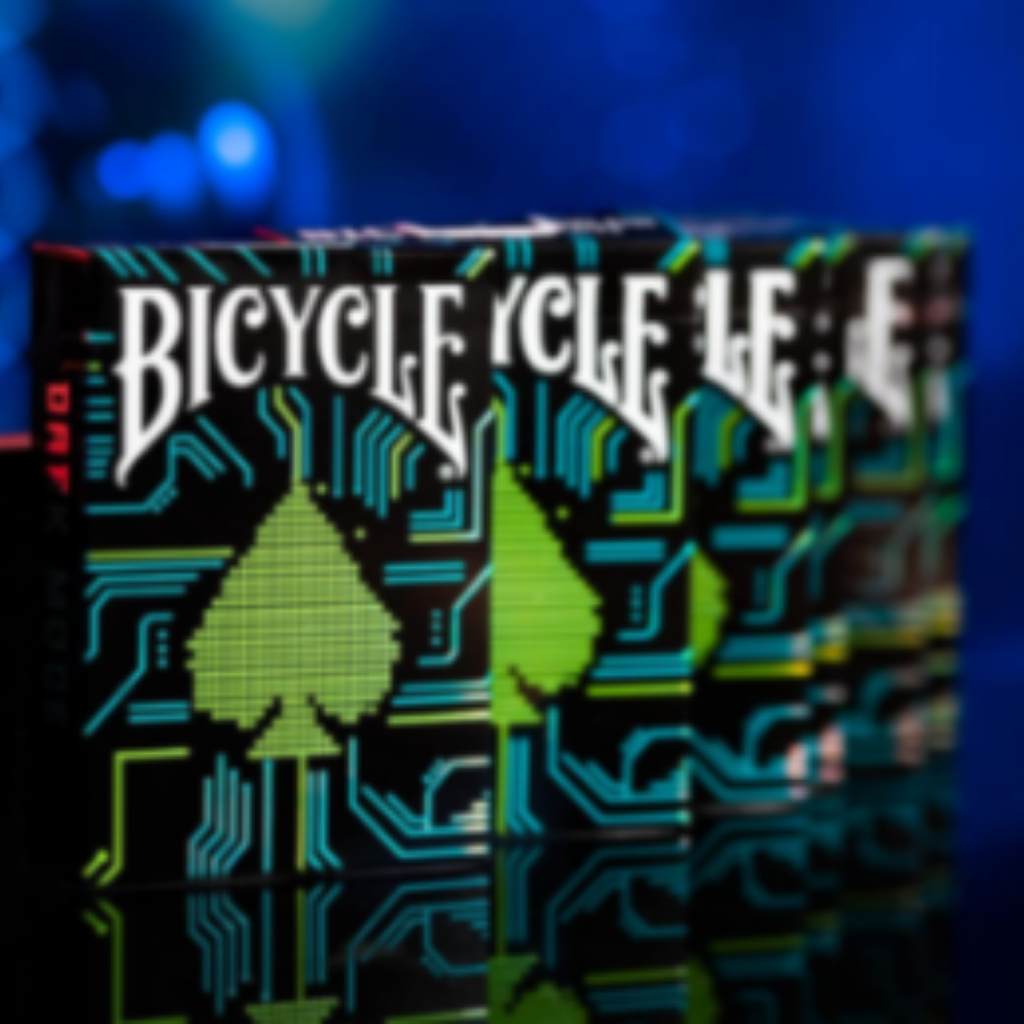 Bicycle Dark Mode Playing Cards - Cyberpunk Aesthetic Deck with Circuit Board Design - Premium Poker Size USPCC Cards for Magic and Collectors 3