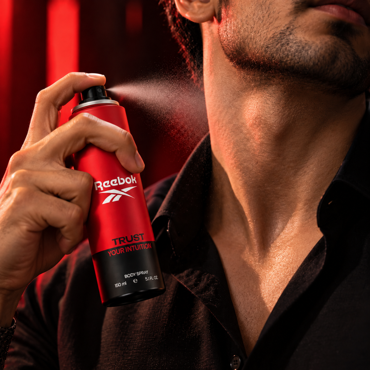 Reebok Trust Your Intuition Body Spray for Men (150ml) – Premium Long-Lasting Deodorant Spray