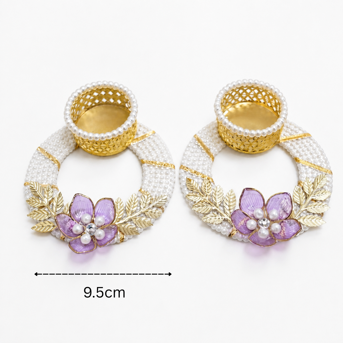 Moti T-Light Holder Purple 5