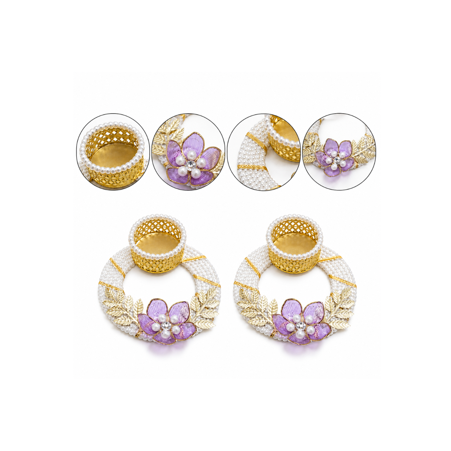Moti T-Light Holder Purple 1