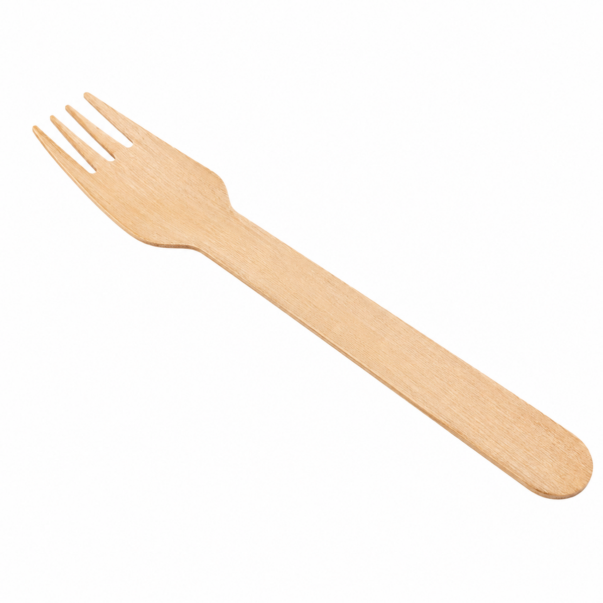 Premium Disposable Wooden Forks - 15cm Eco-Friendly, Compostable & Biodegradable Cutlery for Parties, Picnics, and Catering - Pack of 50