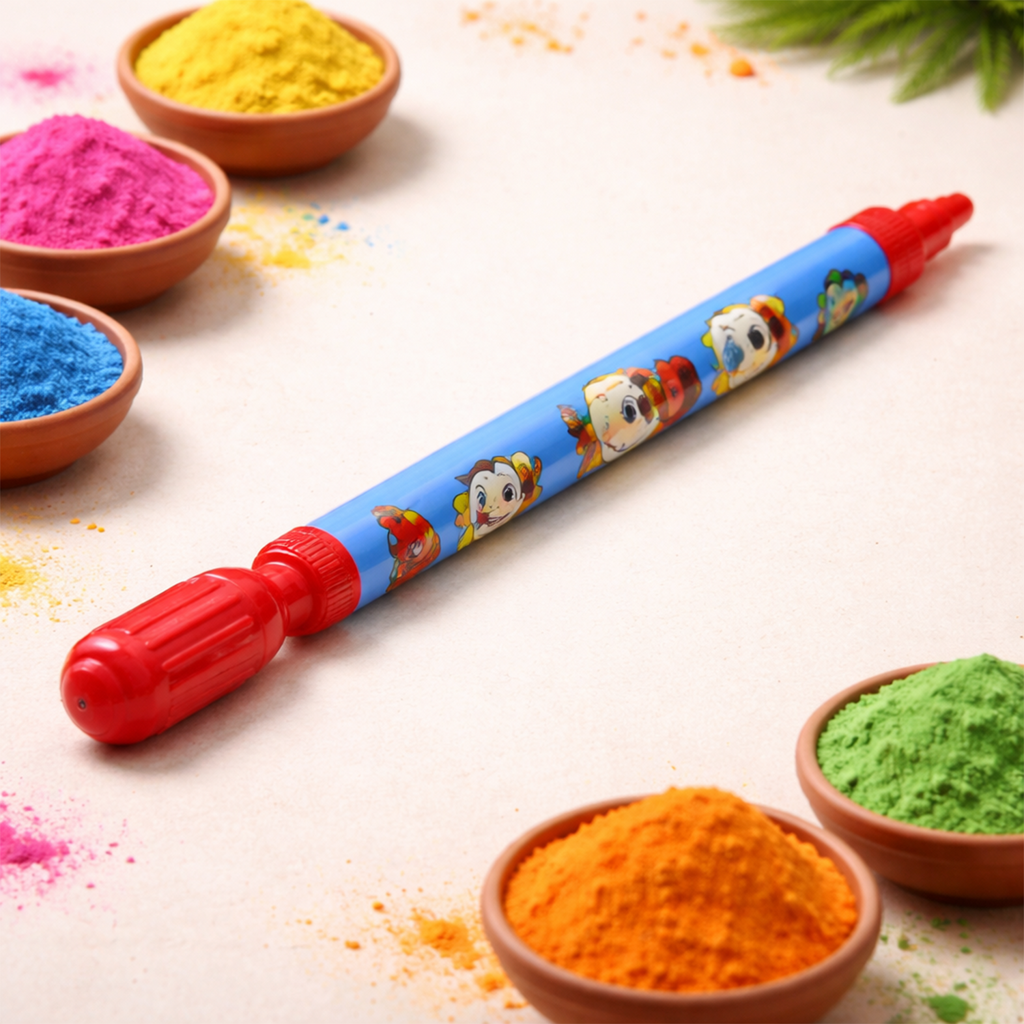 Holi Water Pichkari for Kids – 42 cm Lightweight Easy Refill Water Gun Toy