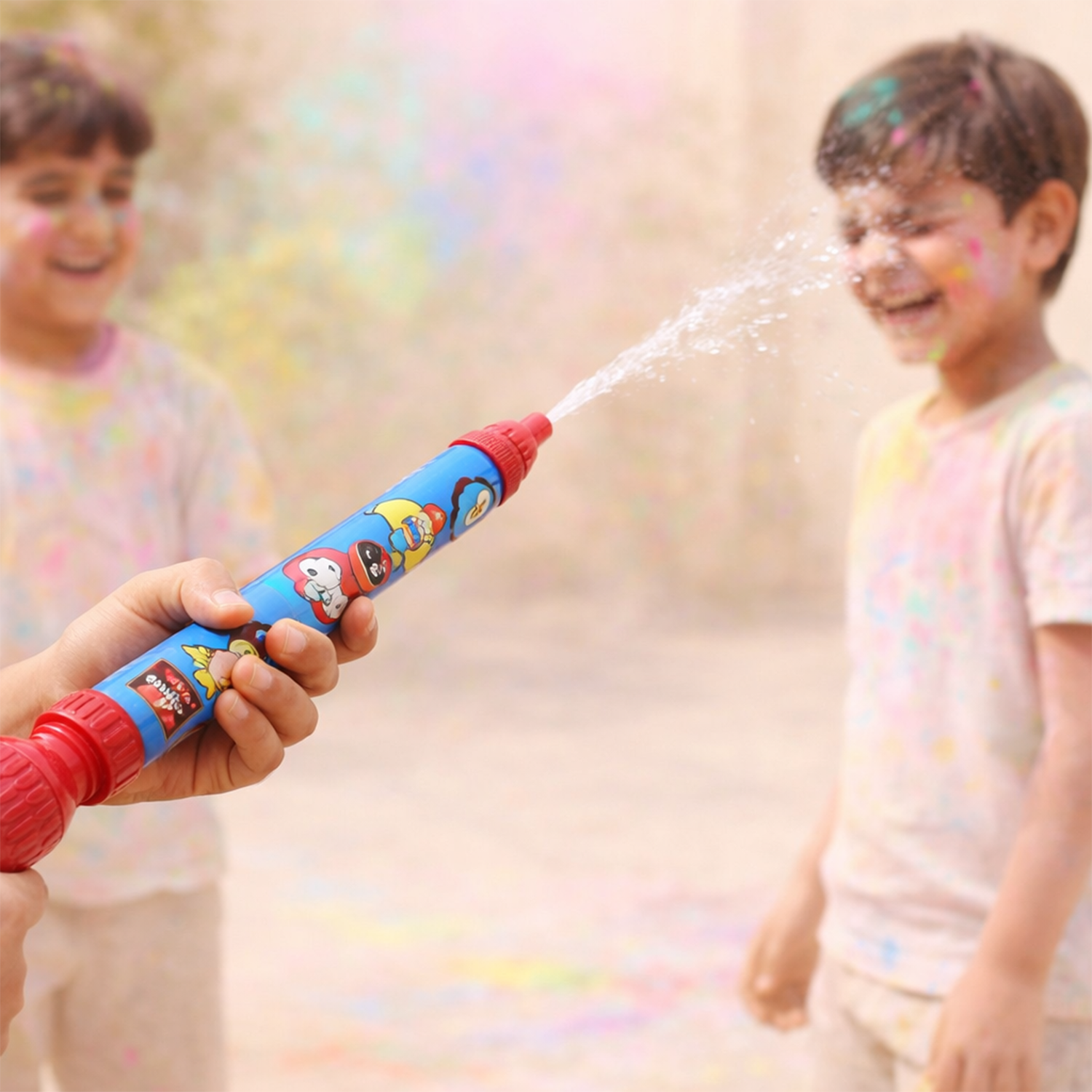 Holi Water Pichkari for Kids – 42 cm Lightweight Easy Refill Water Gun Toy