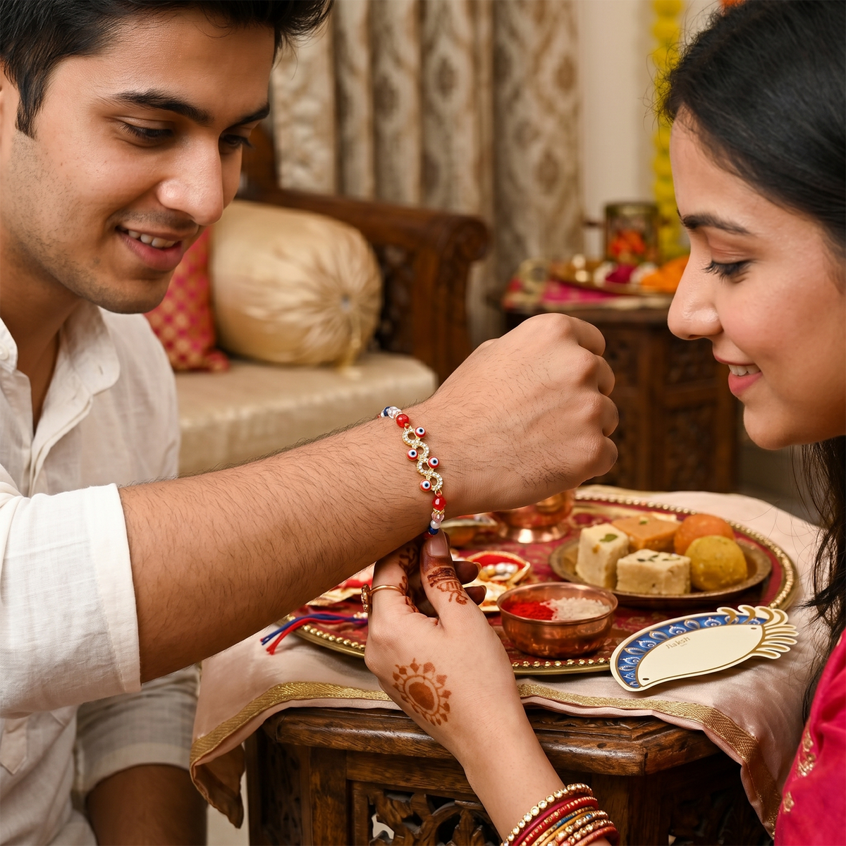 Designer Rakhi | Single Premium Rakhi for Brothers