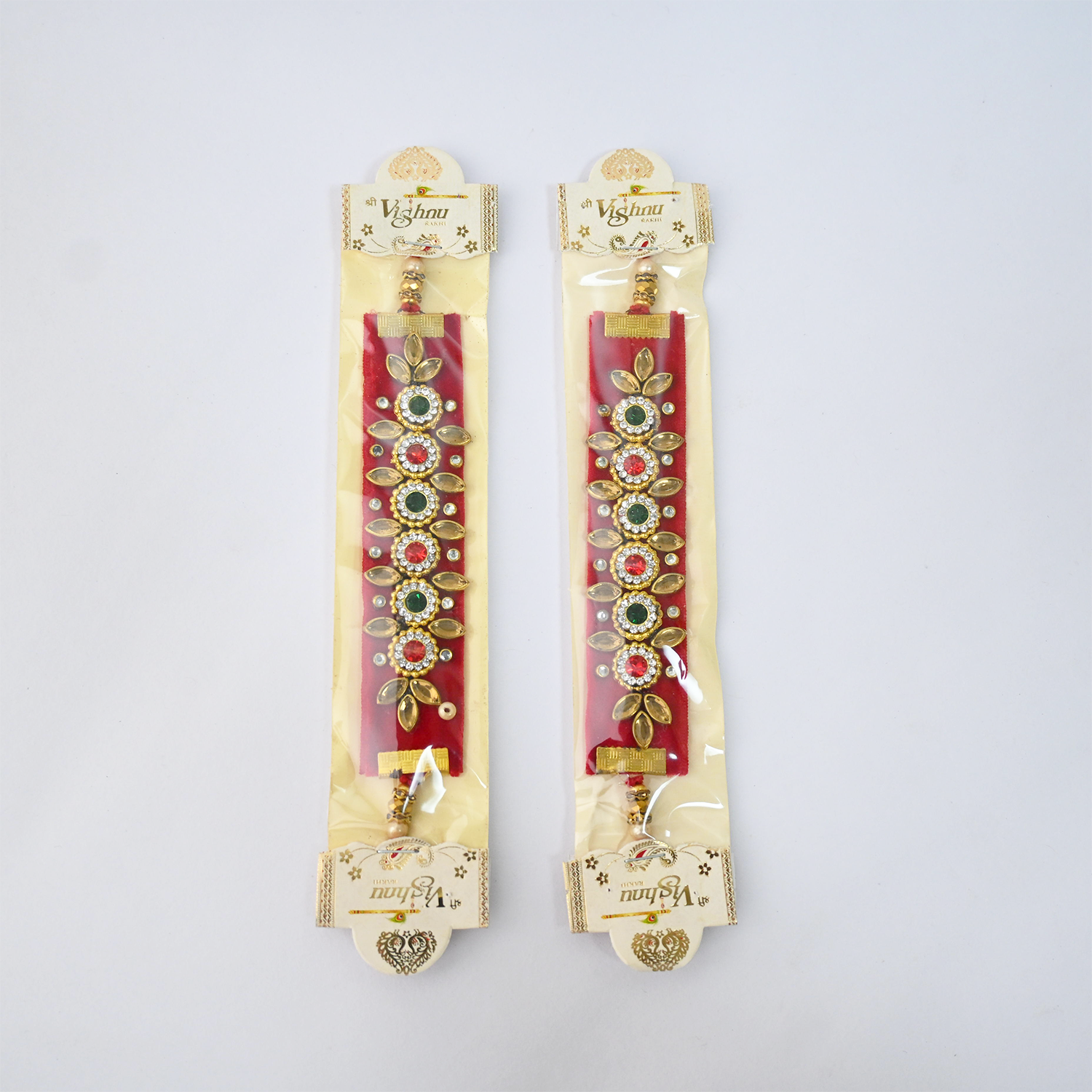 Designer Rakhi Set for Brother - Traditional Handmade Rakhi Combo with Festive Packaging for Raksha Bandhan – Premium Beads, Stone Work, and Ethnic Rakhis