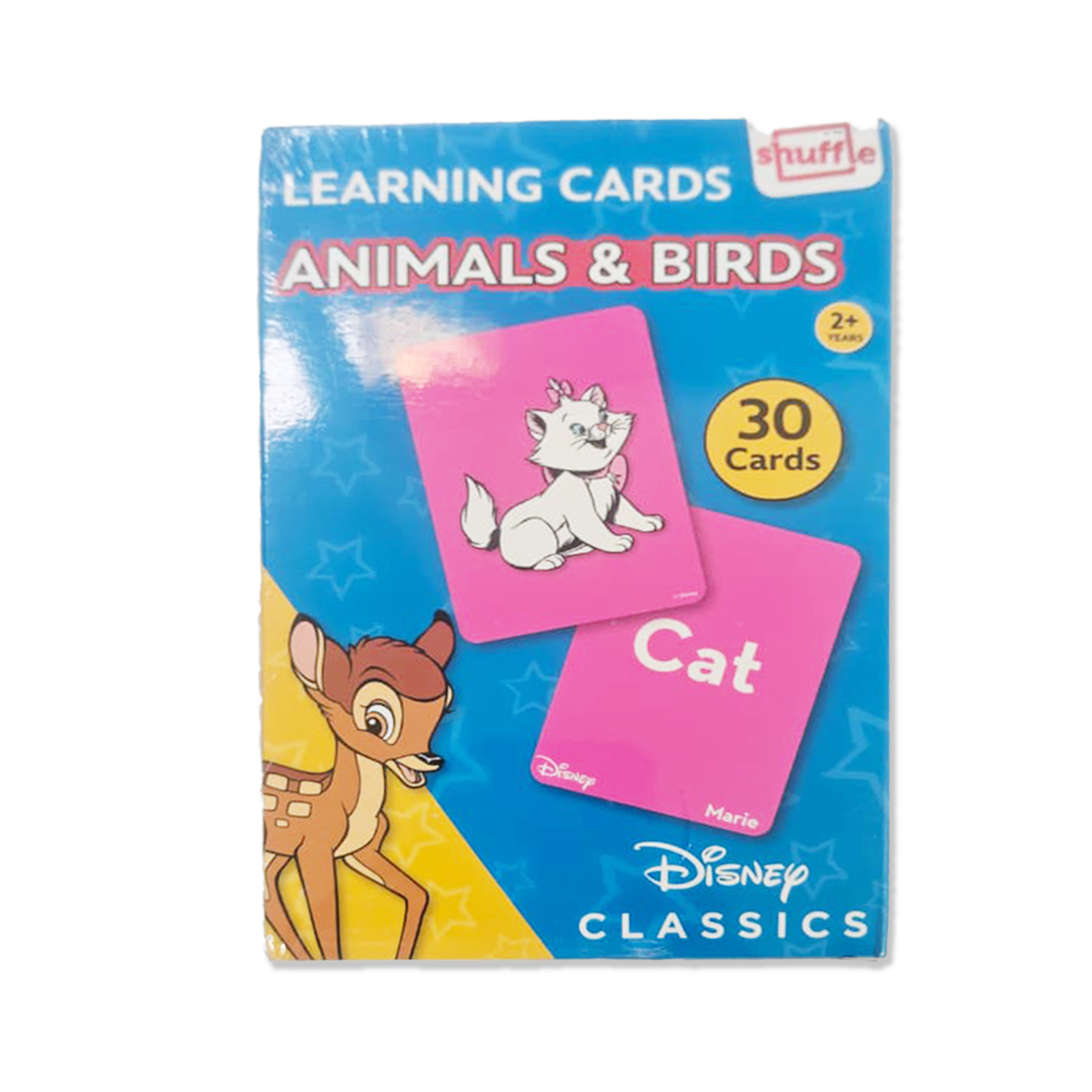 Disney Classics Animals & Birds Educational Learning Flash Cards by Shuffle (30 Cards, Ages 2+)