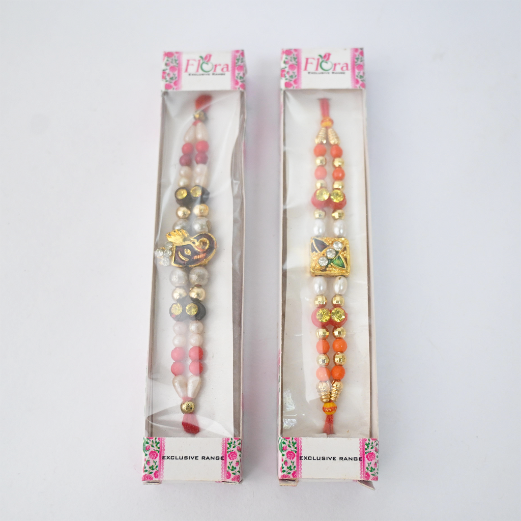 6 Pcs Assorted Designer Brother Rakhi Gift Set with Individual Box Packaging | Rakshabandhan Special