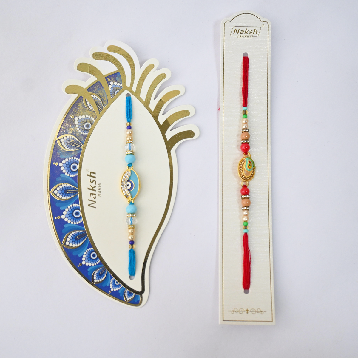 Premium Peacock Rakhi Combo Pack of 6 | Stylish Traditional Rakhi Set for Brothers