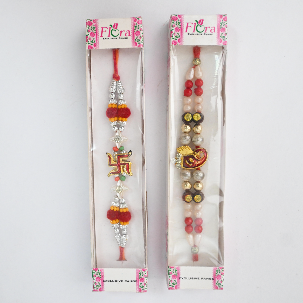 Designer Rakhi Combo Set for Brother - Traditional & Modern Raksha Bandhan Gift Pack