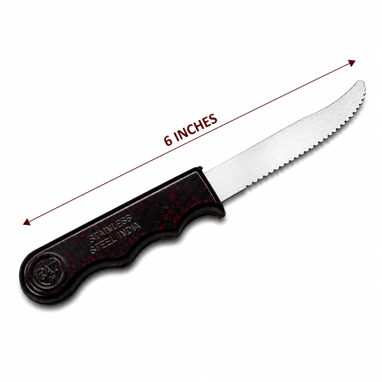 6-Inch Musical Birthday Cake Knife - Serrated Dessert Knife with Rounded Tip, Plays Happy Birthday Sound, Comfort Handle for Cakes, Pastries, and Parties