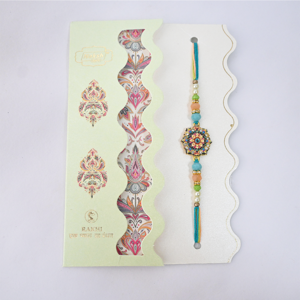 2 Pcs Assorted Multi-Pack Brother Rakhi Set | Budget-Friendly Traditional Sacred Thread Rakhi Combo