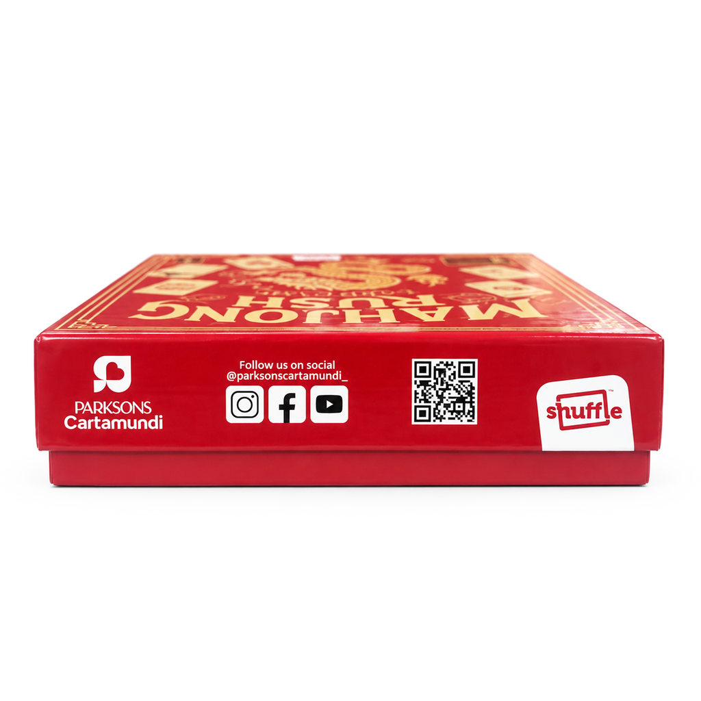 Shuffle Mahjong Rush Card Game – Fast-Paced Travel Friendly Strategy Board Game for 4 Players