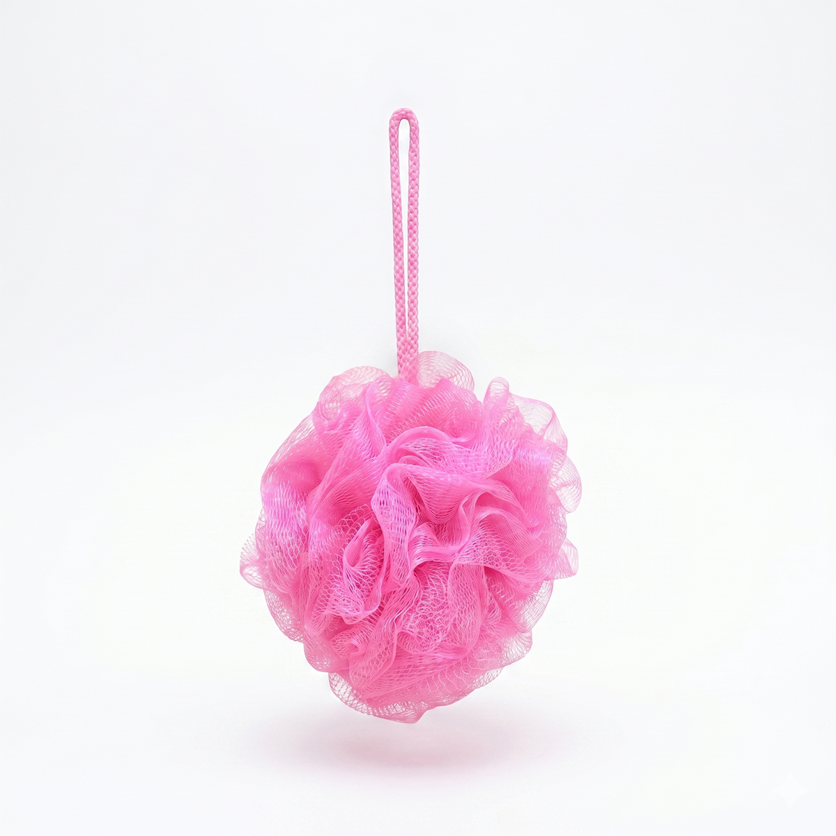 Bath Sponge Loofah - Soft Mesh Shower Pouf for Gentle Exfoliation, Body Scrubbing, and Deep Cleaning - Durable Hanging Design for Bathroom Essentials
