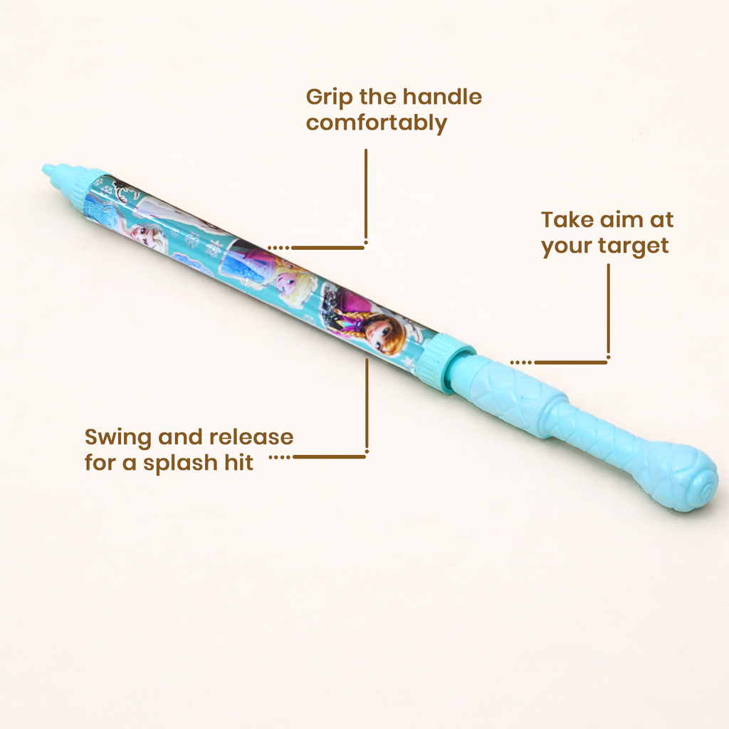 Kids Holi Frozen Water Pichkari 55.5 cm | Lightweight Easy-Grip Water Spray Toy for Children
