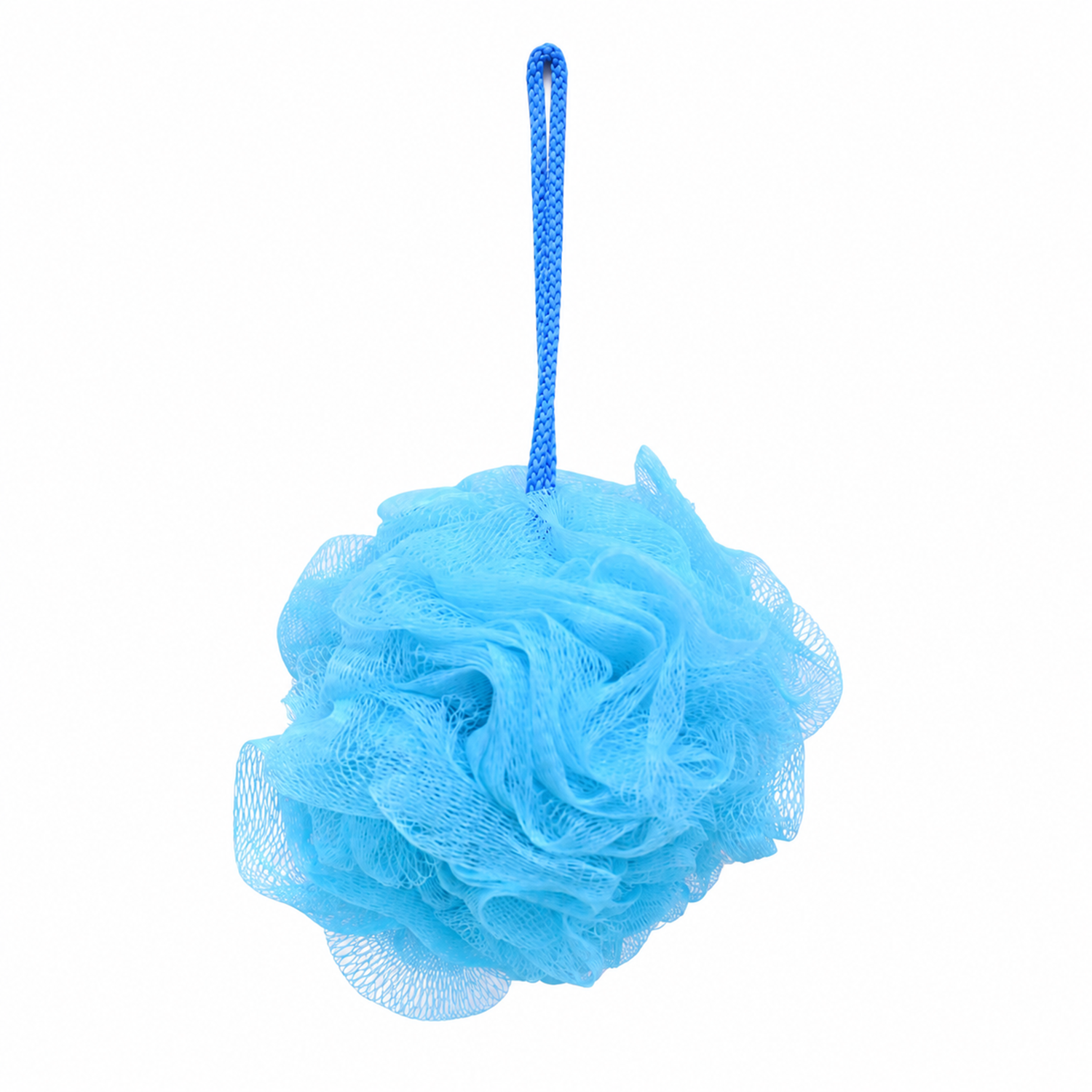 Bath Sponge Loofah - Soft Mesh Shower Pouf for Gentle Exfoliation, Body Scrubbing, and Deep Cleaning - Durable Hanging Design for Bathroom Essentials