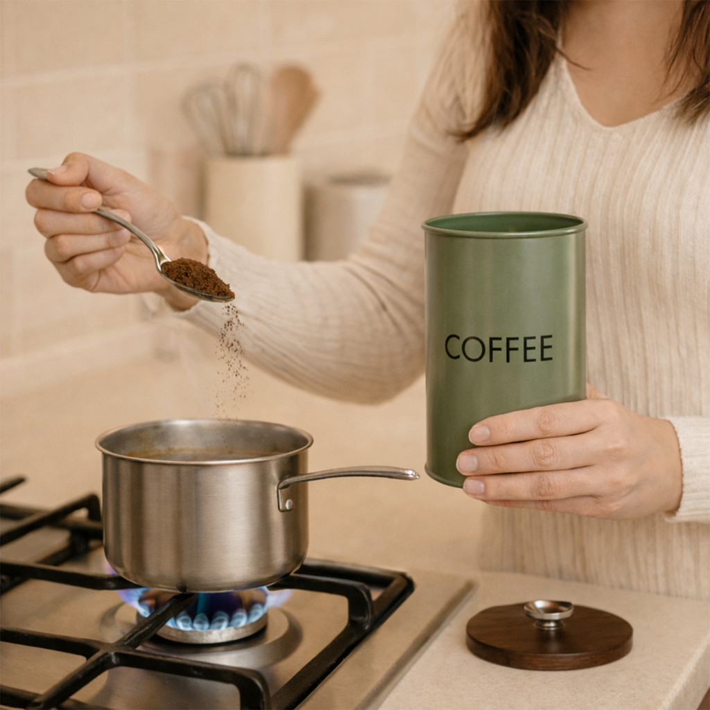 Coffee Container Jar (Green)