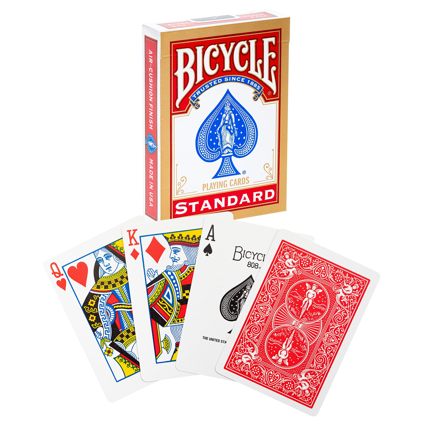 Bicycle Standard Playing Card Red 1U