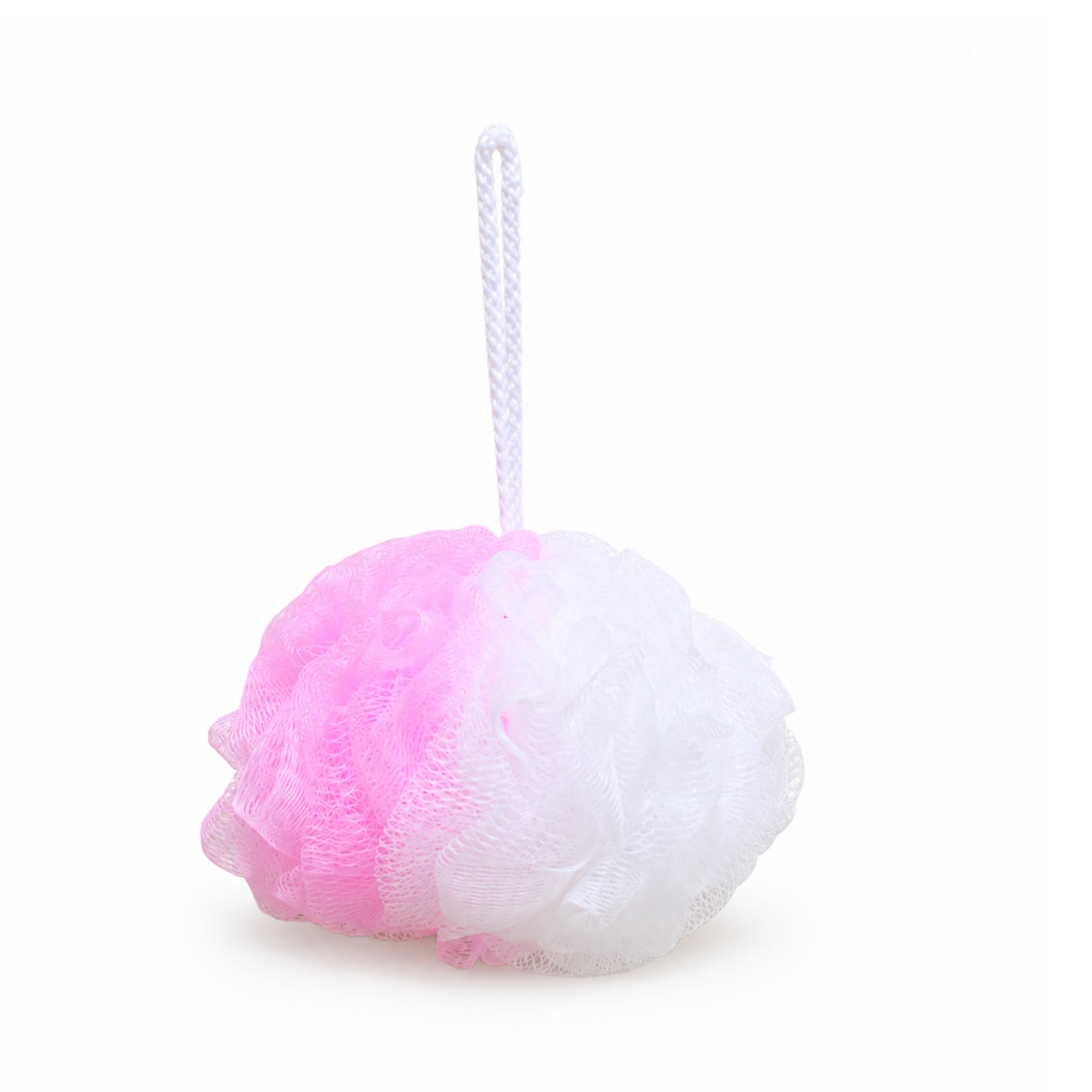 Bath Sponge Loofah - Soft Mesh Shower Pouf for Gentle Exfoliation, Body Scrubbing, and Deep Cleaning - Durable Hanging Design for Bathroom Essentials