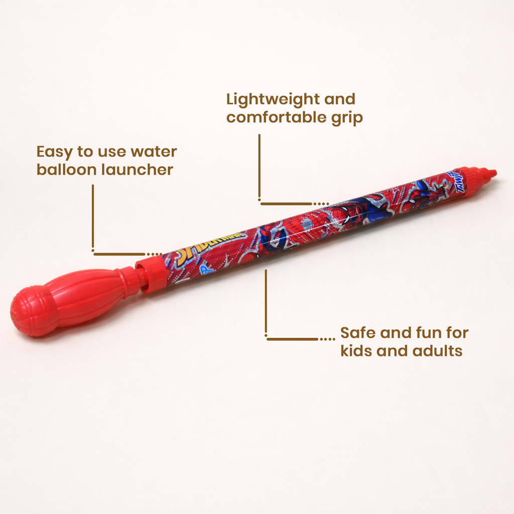 Spiderman Pichkari 65 cm – Kids Holi Water Gun with Long Spray