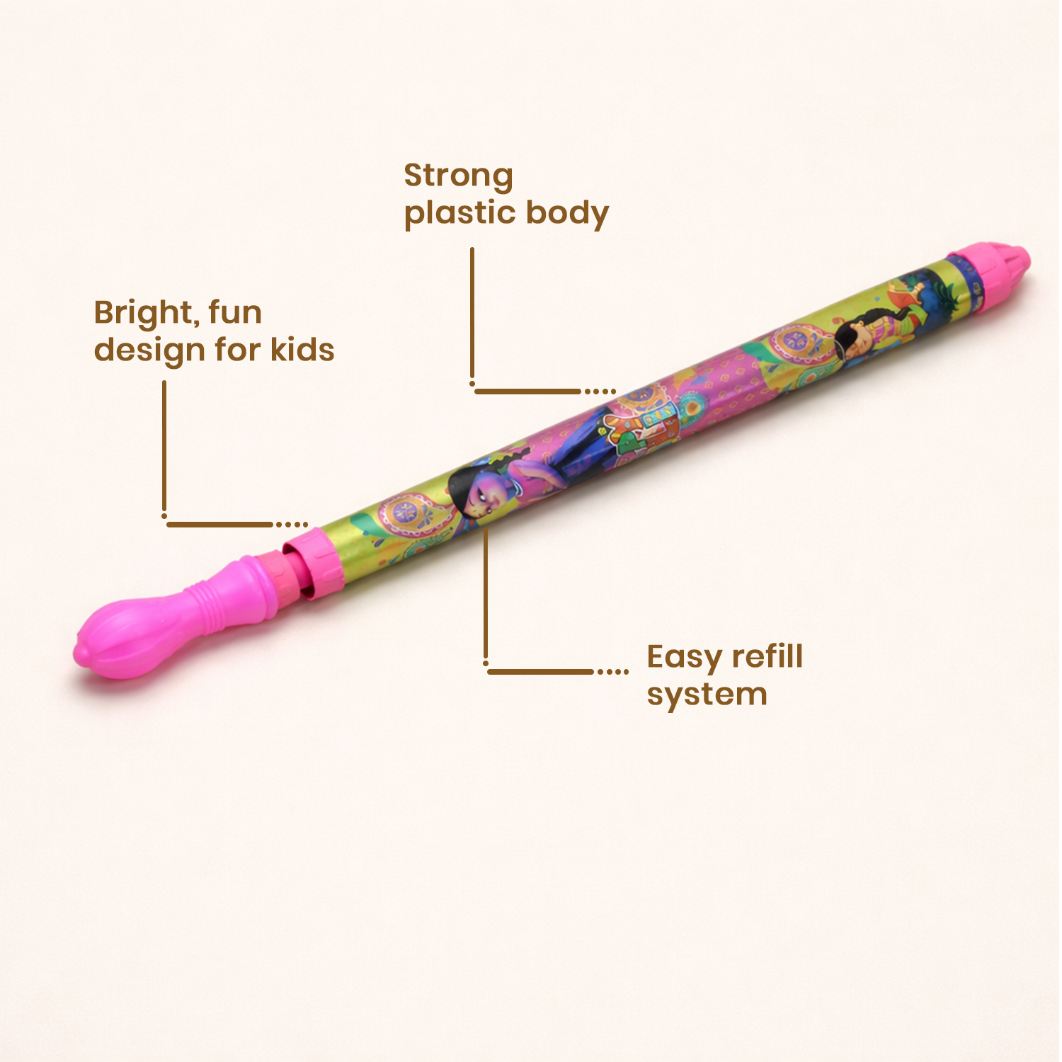 Unicorn Water Pichkari for Kids – Colorful Holi Water Gun with Easy Refill & Lightweight Design