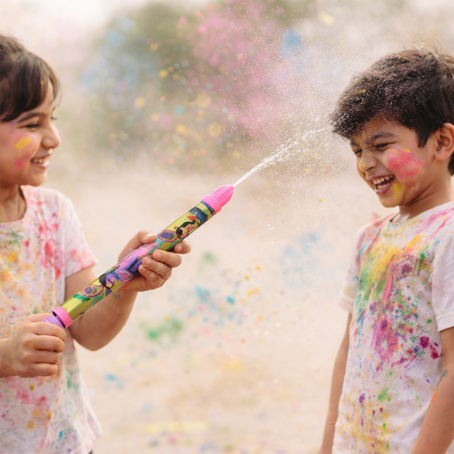 Unicorn Water Pichkari for Kids – Colorful Holi Water Gun with Easy Refill & Lightweight Design