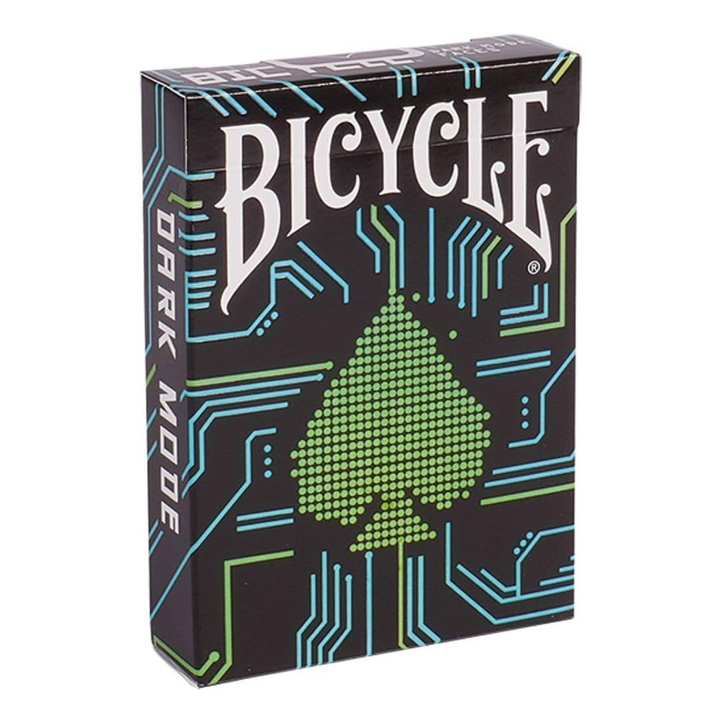 Bicycle Dark Mode Playing Cards - Cyberpunk Aesthetic Deck with Circuit Board Design - Premium Poker Size USPCC Cards for Magic and Collectors 1