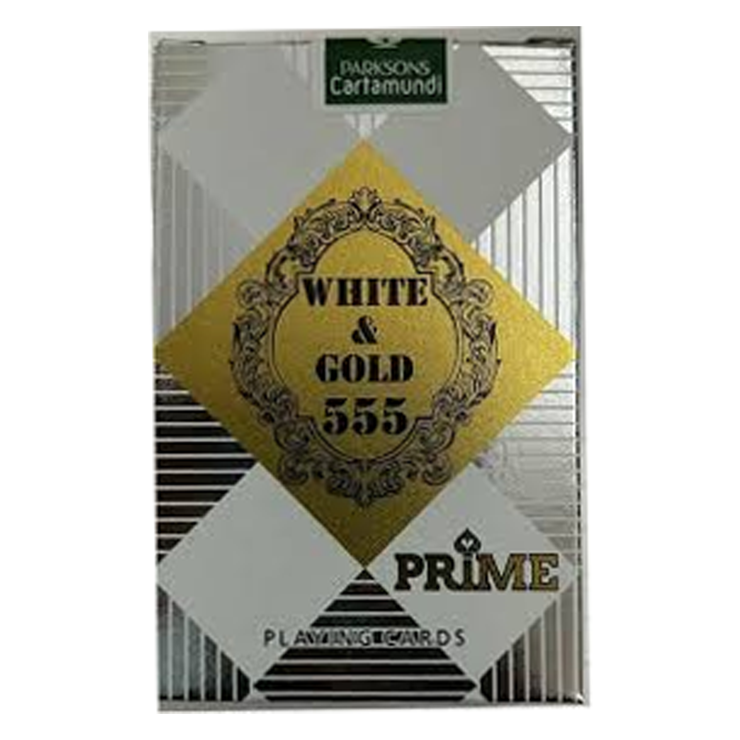 White & Gold 555 Prime Playing Card 1U Pack of 5