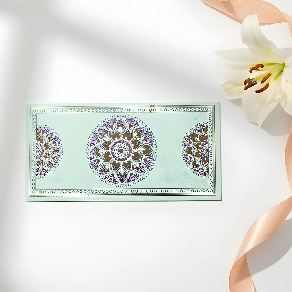 Mandala Art Shagun Envelopes (Pack of 5) - Designer Cash Envelopes for Wedding, Birthdays & Gifting