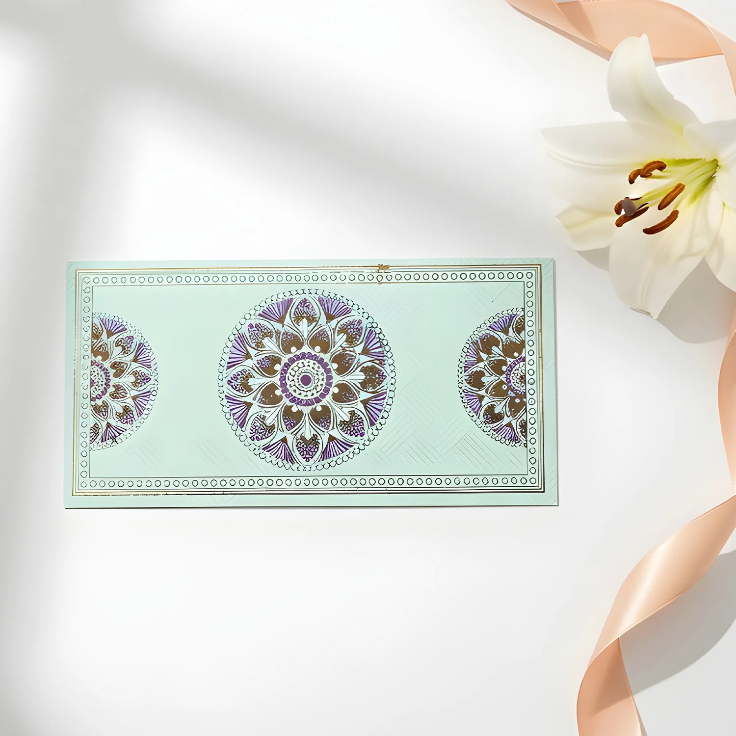 Shagun Envelope For Weddings, Festivals, Special Occasions - Sky Blue (Pack of 5)