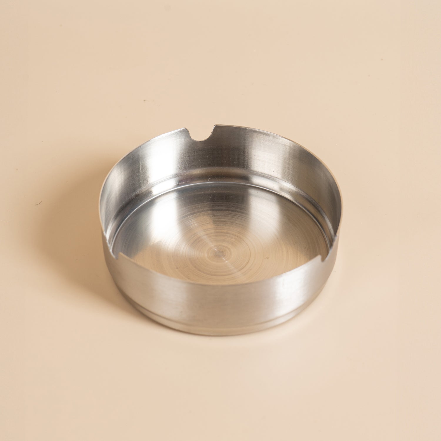 Ashtray Open Stainless Steel 1pc