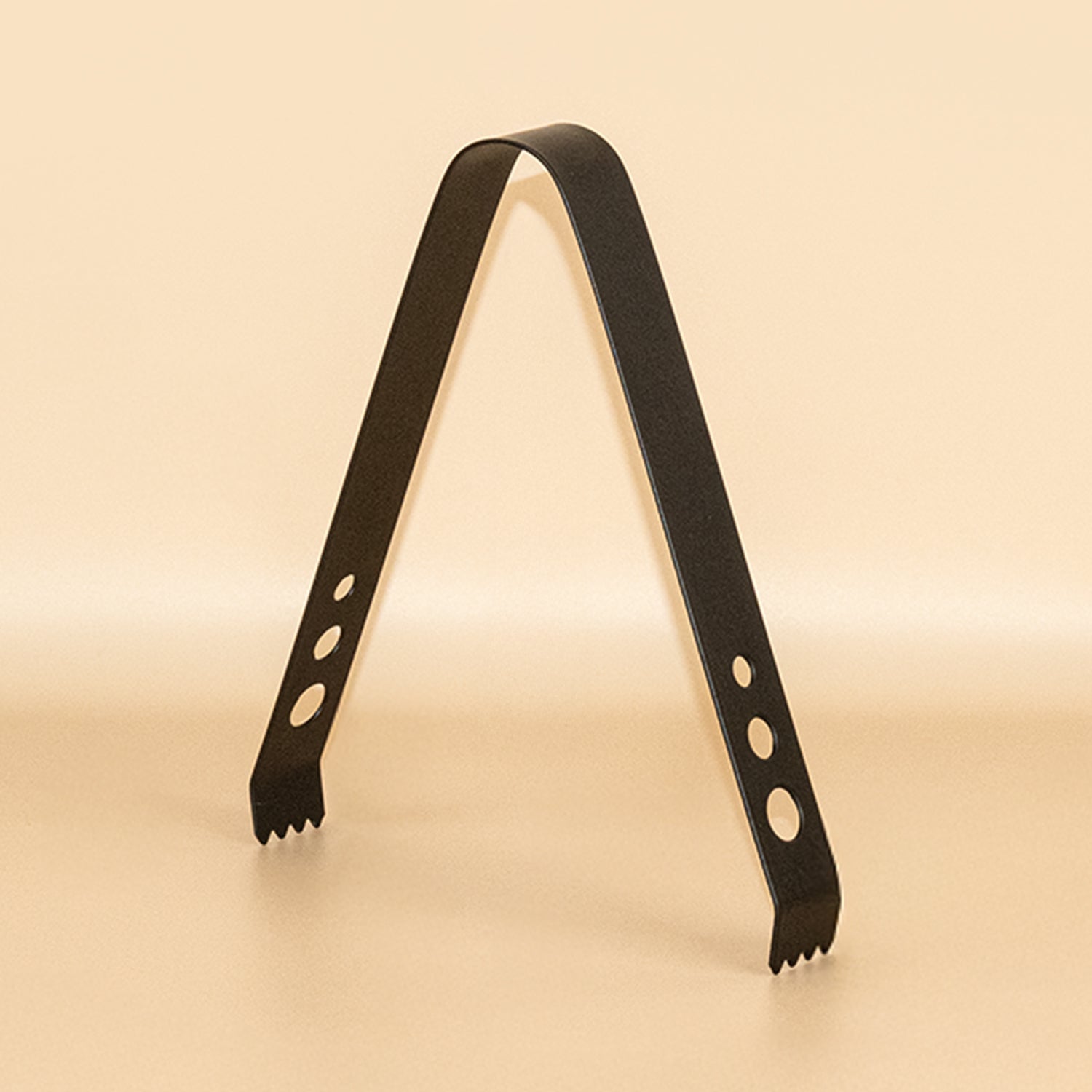 Premium Matte Black Stainless Steel Ice Tong 2