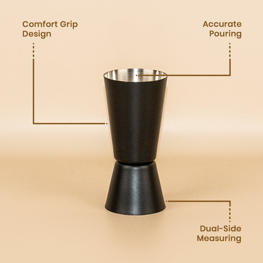 Sleek Matte Black Dual-Side Peg Measurer 3