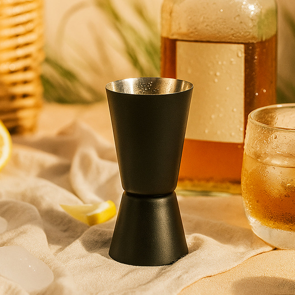 Sleek Matte Black Dual-Side Peg Measurer 1