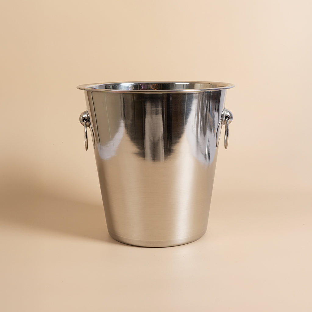 Premium 304 Stainless Steel Beer Bucket - Heavy Duty Ice Bucket for Parties - 21cm Tall Rust-Resistant Drink Chiller with Dual-Side Handles - Holds Multiple Bottles and Cans for Home Bar, Events & Gifting 3