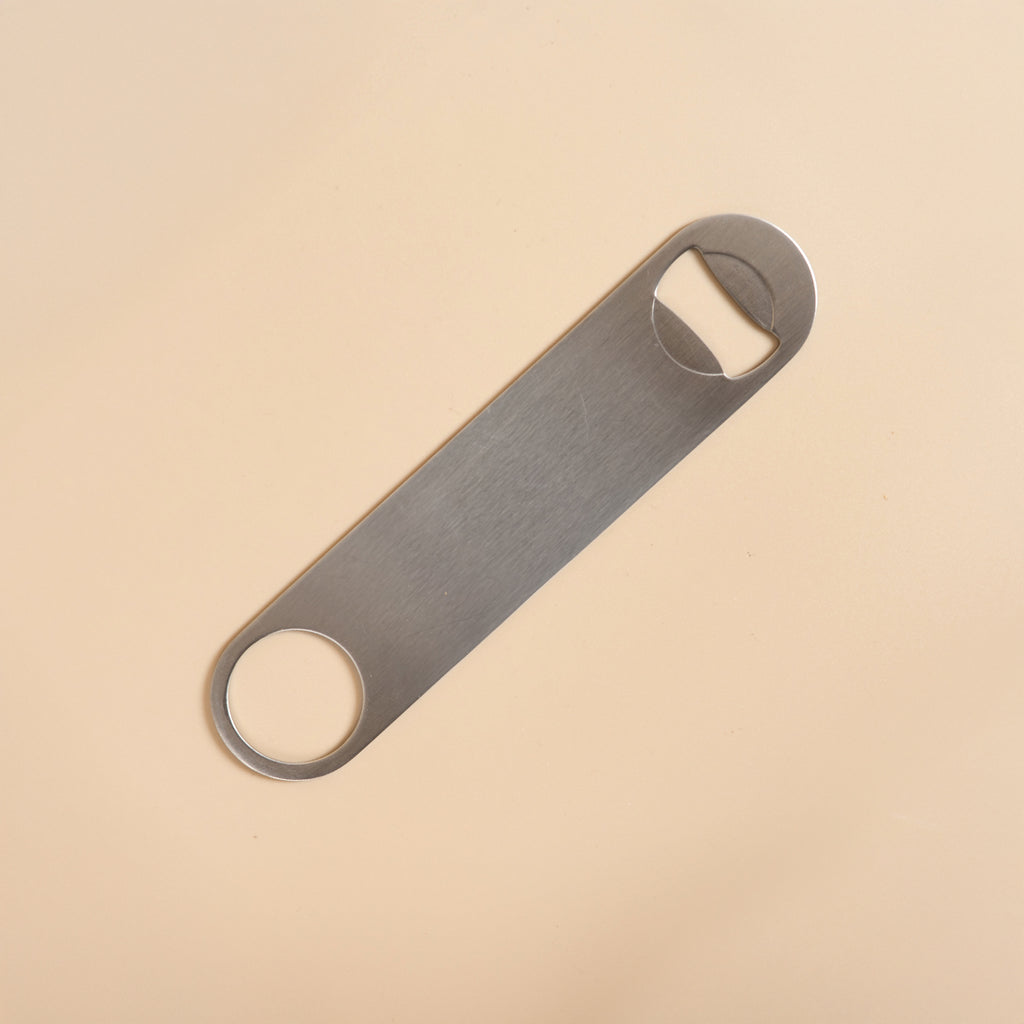 Professional Stainless Steel Speed Bottle Opener | Heavy Duty Flat Bar Blade