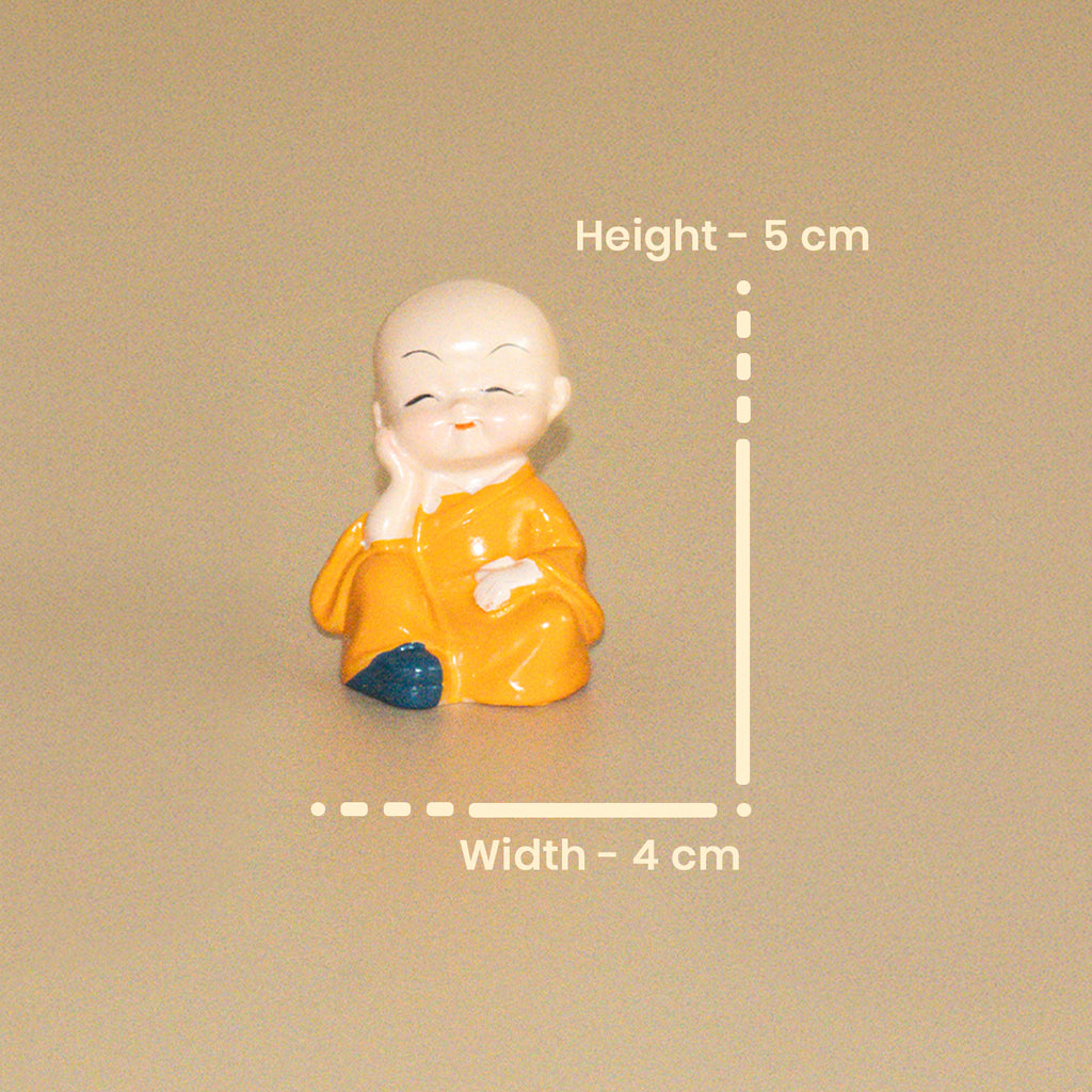 Diacraft Baby Monk Buddha Set of 4