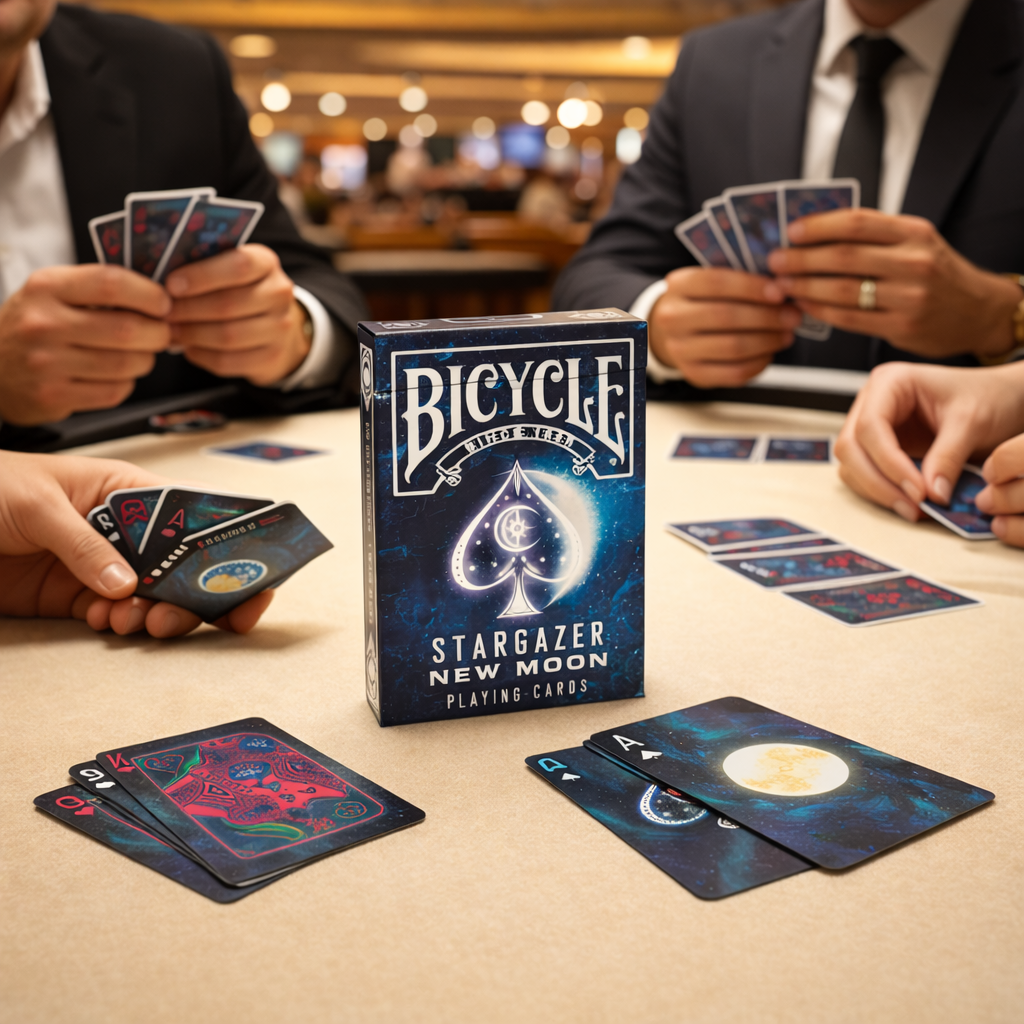 Bicycle Stargazer New Moon Deck Space-Themed Custom Playing Cards with Air-Cushion Finish 2