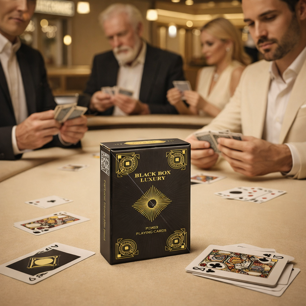 Black Box Luxury Poker Cards Game